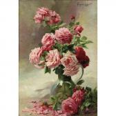 FURCY DE LAVAULT Albert Tibule 1847-1915,Vase de Roses,William Doyle US 2012-05-09