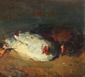 Furduescu Nicolae 1908-1954,Natură statică cu găini,1945,Artmark RO 2015-03-25
