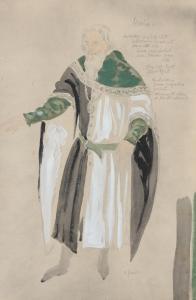 FURSE Roger Kemble 1903-1972,Three costume designs: Merlin; Fleance from Macb,1955,Woolley & Wallis 2019-12-11