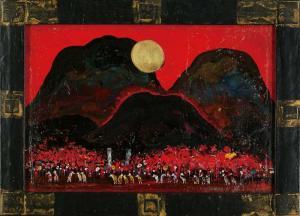 FURUKAWA Michiyasu,Festival in village,New Art Est-Ouest Auctions JP 2008-05-25