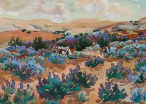 FURUMO Pam 1949,Painted Desert Ponies,1994,Hindman US 2016-11-10