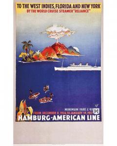 FUSS Albert 1889-1969,To The West Indies Florida & New York By The World,1937,Artprecium 2020-07-10