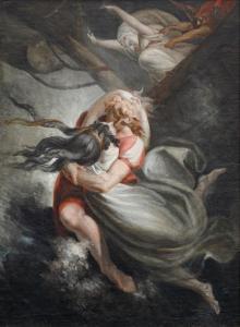FUSSLI Johann Heinrich 1741-1825,Amanda/Rezia stürzt sich ,1804-1805,Beurret Bailly Widmer Auctions 2024-03-13