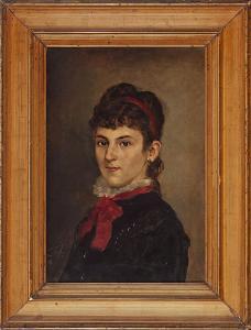 FUSTER FORTEZA Antonio 1853-1902,Retrato femenino, probablemente Luisa Fiol,Balclis ES 2011-12-20