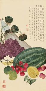 FUZHI DING 1879-1949,Fruits,1944,Sotheby's GB 2023-04-07