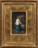 GÉRARD Gaston 1859,Draped Nude in an Elegant Bedroom,Skinner US 2020-02-14