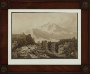 GÖBEL Angilbert Wunibald 1821-1882,Blick auf Rocca di Mezzo.,1872,Neumeister DE 2011-07-06