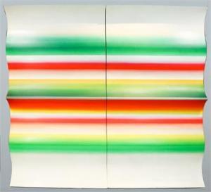 Göta Tellesch 1932,Paar große Reliefkörper mit Farbwelten,1960,Reiner Dannenberg DE 2018-03-16