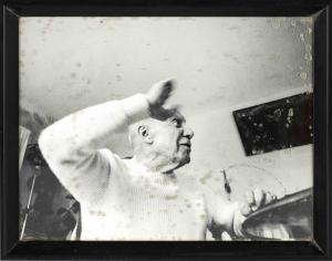 GÜLER Ara 1928-2018,Picasso, bras levé,1971,Cannes encheres, Appay-Debussy FR 2024-02-22