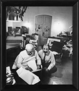 GÜLER Ara 1928-2018,Picasso et un visiteur,1971,Cannes encheres, Appay-Debussy FR 2024-02-22