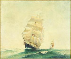 G JACKSON Frank 1882-1902,Ship at Sea,Susanin's US 2016-01-16