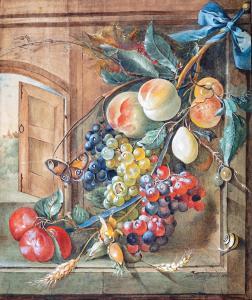 GAAL Ignac 1810-1880,Still life with grapes,1842,Nagyhazi galeria HU 2017-12-05