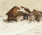 GABLER Walther 1915-1993,"Winterlandschaft mit Hütte",Palais Dorotheum AT 2013-05-15