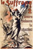 GABORIAUD Josué 1883-1955,Le Suffrage à 2 tours vaincra la Réaction H. Chach,Artprecium 2017-06-28