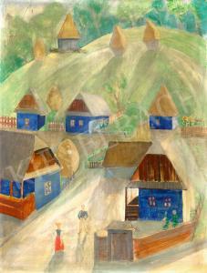 GABORJANI Szabo Kalman 1897-1955,Encounter (Transylvanian Landscape),1930,Kieselbach HU 2023-05-22