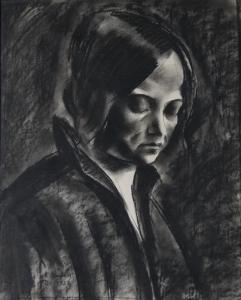 GABORJANI Szabo Kalman 1897-1955,Fiatal lány,1923,ARTE HU 2022-03-10