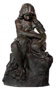 GABOWICZ Josef Mojzesz 1862-1939,Mother and Child,Montefiore IL 2016-05-17
