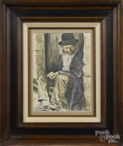 GABRIELI,portrait of a rabbi,1978,Pook & Pook US 2017-01-16