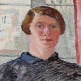 GABRIELSEN Inger 1898,Selfportrait,Bruun Rasmussen DK 2016-06-13