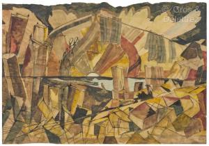GABRITSCHEVSKY Eugene 1893-1979,Paysage cubisant,Gros-Delettrez FR 2024-04-16
