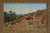 GADAN Antoine 1854-1934,landscape with figure on a road,Pook & Pook US 2006-03-24