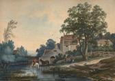 GADBOIS Louis 1770-1826,Chevaux à la rivière et Les lavandi,Artcurial | Briest - Poulain - F. Tajan 2014-02-07