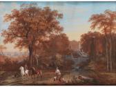 GADBOIS Louis 1770-1826,LANDSCHAFT MIT BRUNNENANLAGE,Hampel DE 2023-03-30