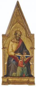 GADDI Taddeo 1300-1366,Saint Matthew; Pinnacle to the San Giovanni Fuorci,Christie's GB 2021-07-08