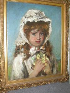 GADSBY William Hippon 1844-1924,Portrait of a Young Girl,Simon Chorley Art & Antiques GB 2010-04-26