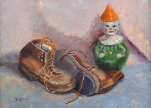 GAFFORD Alice Taylor 1886-1965,Untitled (Still Life of a Shoe and Clown),1955,Treadway US 2019-03-17