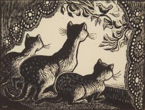 GAG Wanda 1893-1946,Cats at the Window (Winan 77),1929,Rachel Davis US 2023-10-21