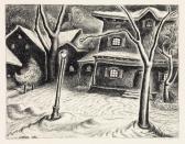 GAG Wanda 1893-1946,Winter Twilight.,1927,Swann Galleries US 2015-11-03