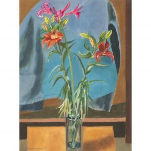 GAGE Edward 1925-2000,TWO KINDS OF LILLIES,1986,Lyon & Turnbull GB 2023-10-18