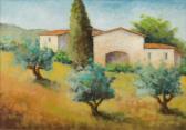 GAGLIARDI Giuseppe 1902-2005,Caseggiato in campagna,Trionfante IT 2016-10-06