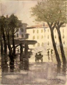 GAGLIARDI guido,Sotto la pioggia,1963,Estense Casa d'Aste IT 2014-05-17