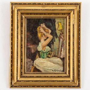 GAGLIARDO Alberto Helios 1893-1987,Ballerina nel camerino,Wannenes Art Auctions IT 2023-09-25