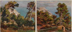 GAGLIARDO Alberto Helios 1893-1987,Due Paesaggi,Cambi IT 2024-02-29