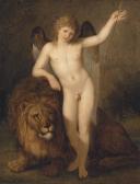 GAGNEREAUX Benigne 1756-1795,Cupid with a lion,1791,Christie's GB 2013-12-04
