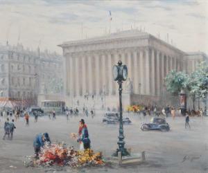 GAGNI Paul 1893-1962,La Bourse, Paris,William Doyle US 2024-02-01