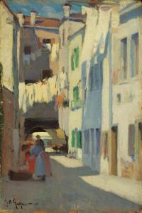 GAGNON Clarence Alphonse 1881-1942,Street Scene,1908,Heffel CA 2018-05-30