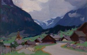 GAGNON Clarence Alphonse,Village de Vallorcine (Haute-Savoie) France,1926,Heffel 2019-05-29