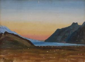 GAGNOR Delfino 1896-1970,Lago di Garda,1928,Meeting Art IT 2014-03-08