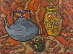 GAIDUK ZINAIDA 1937-2012,Still Life with Teapot,Shapiro Auctions US 2014-10-25