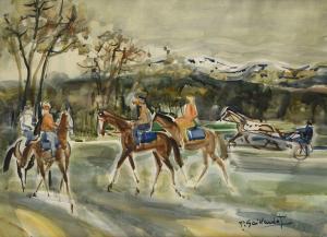 GAILLARDOT Pierre 1910-2002,Hiver à Cagnes,Etienne de Baecque FR 2023-01-27