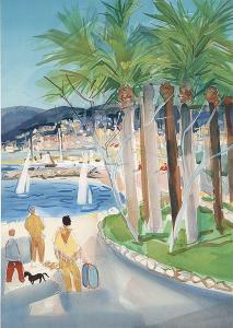 GAILLARDOT Pierre 1910-2002,La Croisette à Cannes,Winterberg Arno DE 2023-10-21