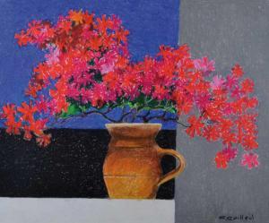 GAILLEUL Georges 1924-2001,« BOUQUET ROUGE »,Chantilly Encheres FR 2014-05-25