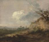 GAINSBOROUGH Thomas 1727-1788,A landscape with a shepherd and his dog,Christie's GB 2012-07-04