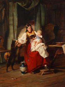 GAISER J,Mutter mit Kind,1890,Mehlis DE 2019-11-21