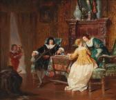 GAISSER Jakob Emanuel 1825-1899,The Game of Chess,Palais Dorotheum AT 2017-03-08