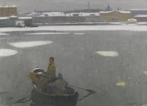GALAKHOV Nikolai 1928,THE NEVA IN WINTER,Sotheby's GB 2015-06-02